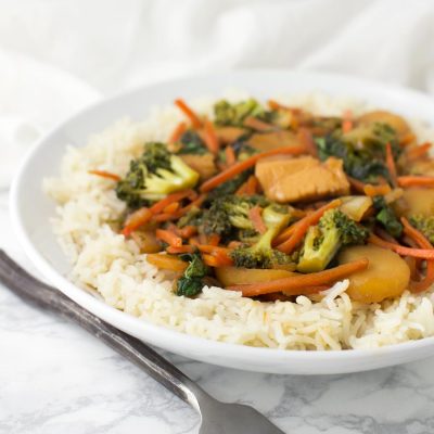 Chicken Stir-Fry with Cauliflower Rice - A Clean Plate