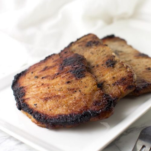 Sweet And Spicy Pork Chops - A Clean Plate