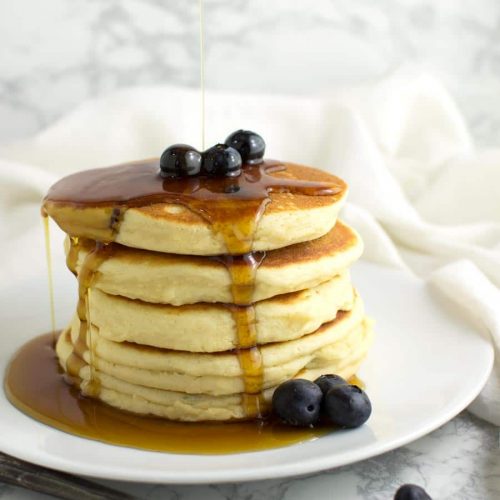 Blueberry Pancakes - A Clean Plate