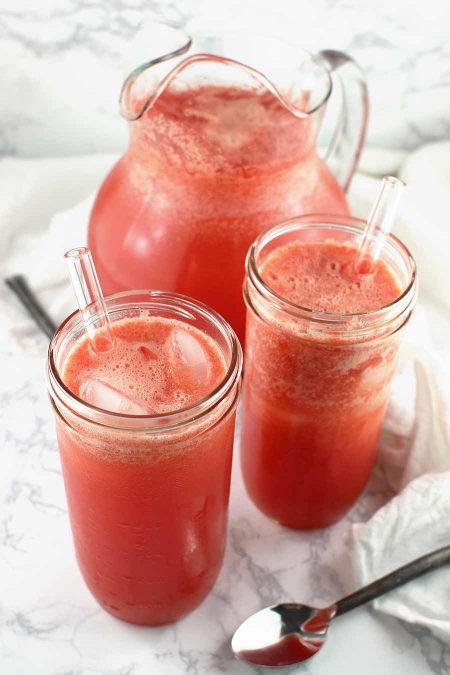 Watermelon Lemonade recipe from acleanplate.com #aip #paleo #glutenfree