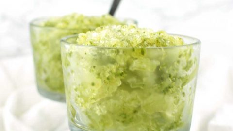 Lemon Basil Granita