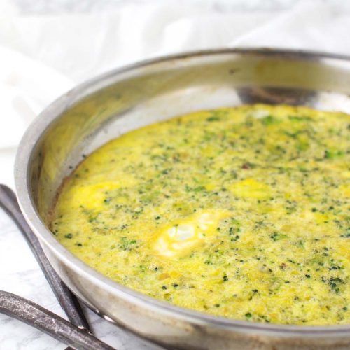 Broccoli Spinach Frittata - A Clean Plate